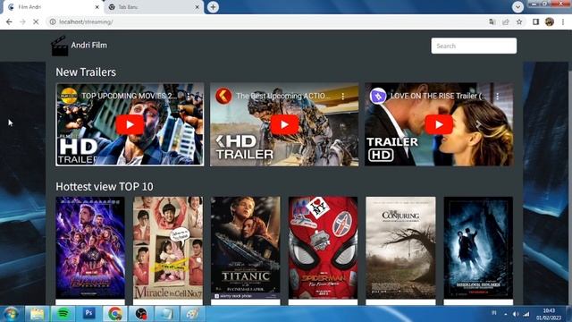 Aplikasi Streaming Film Berbasis Web PHP смотреть онлайн