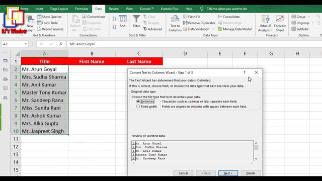 How to Split Cell Data in Excel смотреть онлайн
