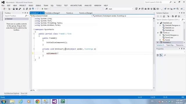 C# and SQLServer Connectivity tutorial 2 смотреть онлайн