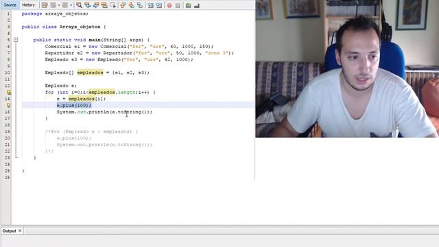 Curso Java #35 - Arrays objetos y For each смотреть онлайн