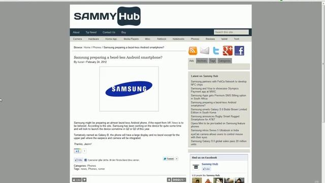 No Bezel Samsung Smartphone Coming This Summer? Samsung Galaxy B? смотреть онлайн