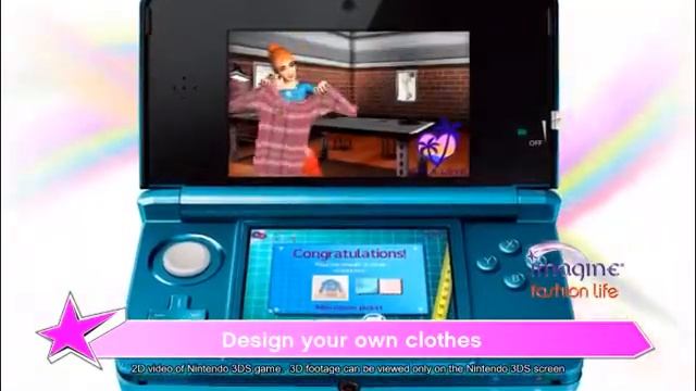 Imagine Fashion Life (3DS) Official Trailer смотреть онлайн