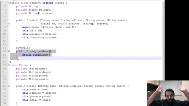 Overriding Superclass Methods in the Subclass смотреть онлайн