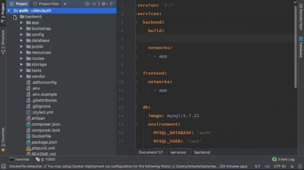 How to Connect React, Laravel and Mysql with docker-compose | Dockerize a React and Laravel App #1