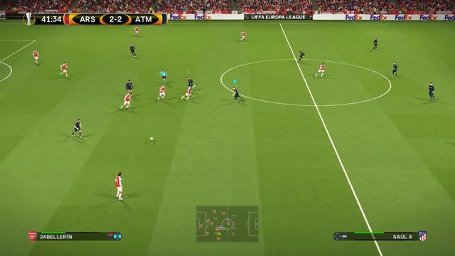 PES 2018 | Arsenal vs Atletico Madrid | UEFA Europa League | Gameplay PC смотреть онлайн