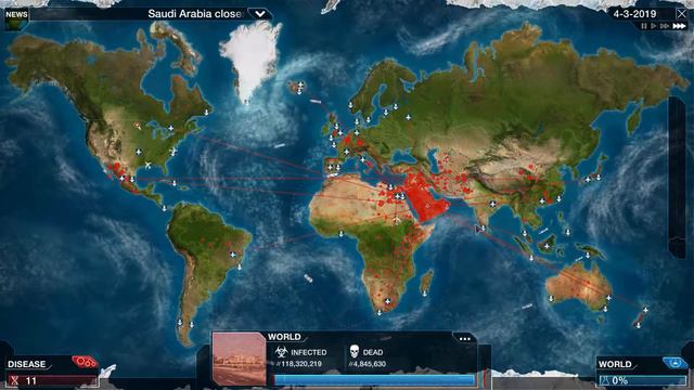 Plague Inc: Evolved | Bio-Weapon | Humans Eliminated on First Attempt (Let's Play) смотреть онлайн