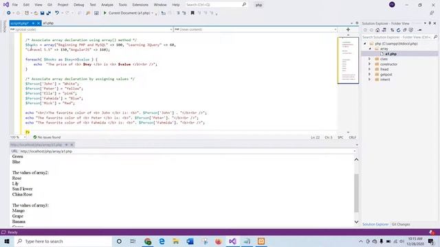 use of php array смотреть онлайн