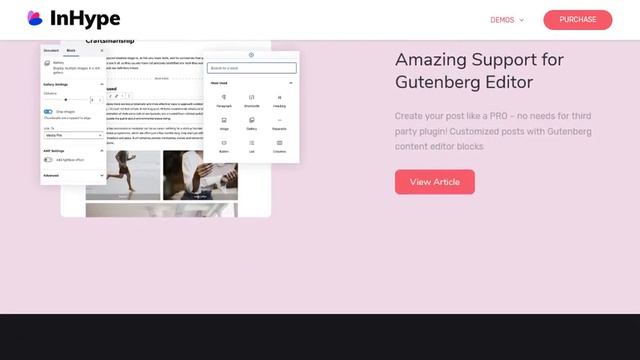 InHype - Blog and Magazine WordPress Theme смотреть онлайн