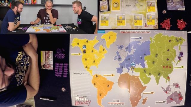 Let's Play Risk Legacy Game 2 Board Game Play Through - House Rules смотреть онлайн