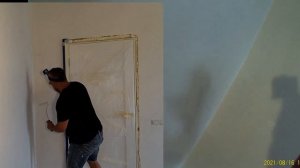 КАК КРАСИТЬ СТЕНЫ ВАЛИКОМ в 35 градусную ЖАРУ первый слой