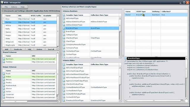 WSDL Introspector for Adobe Flex смотреть онлайн