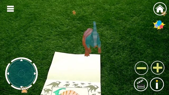SketchAR - Featuring Parasaurolophus - India's First Augmented Reality Colouring App смотреть онлайн