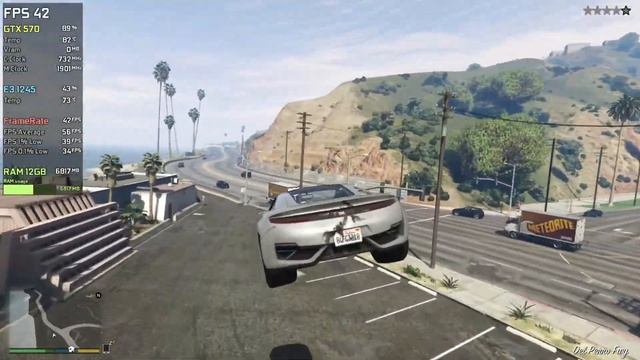 GTX 570 | GTA V - 1080p - Ultra, Very High, High, Normal смотреть онлайн