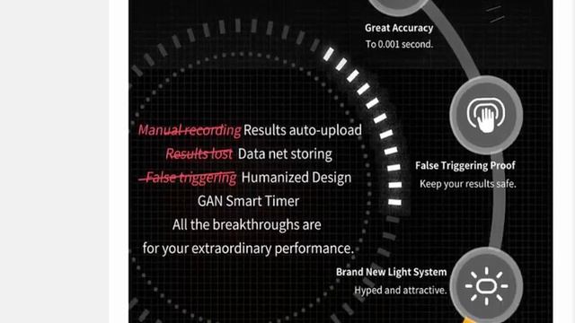GAN Timer кубик Гань коврик умный Bluetooth скоростной головоломка смотреть онлайн