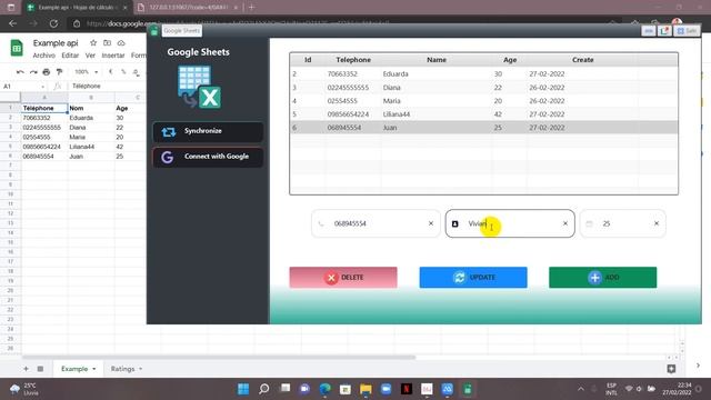 b4j test Google Sheets API v4 смотреть онлайн