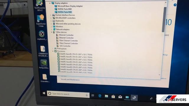 Cinebench Benchmark 22 Cores 44 Threads  Nvidia TESLA M60 vGPU server  32 Virtual Workstations