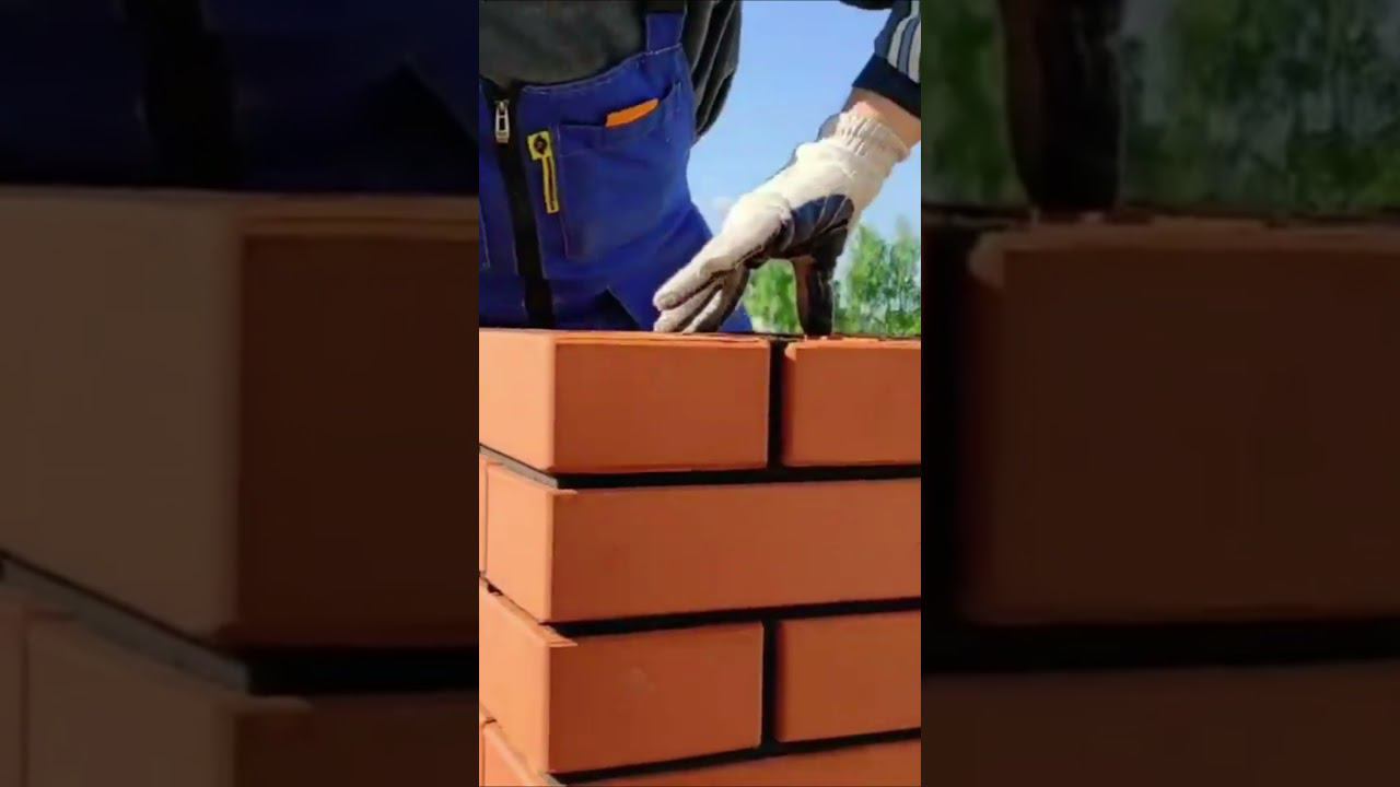 Особенности кладки кирпичного столба, ровняем не по уровню смотреть онлайн