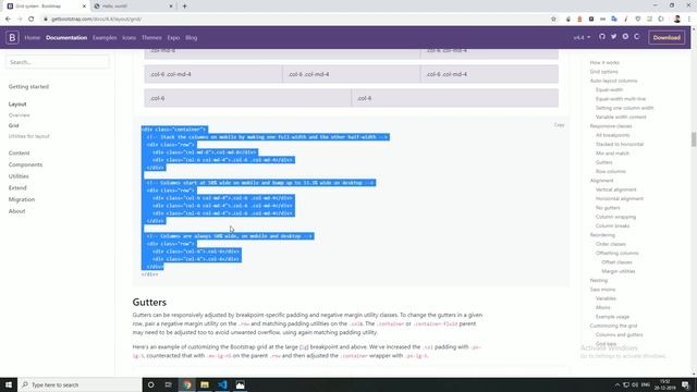 Bootstrap 4 in 16 Minutes | create a website design using HTML & CSS - part #3 | Malayalam смотреть онлайн