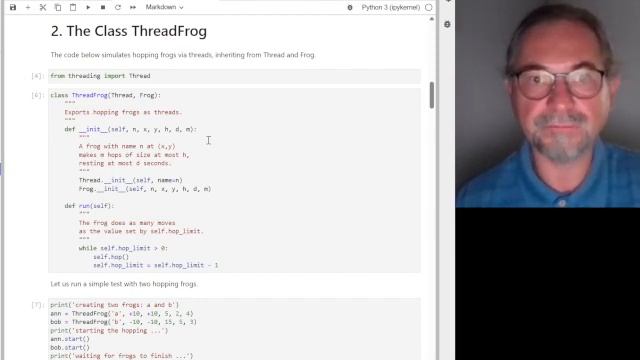 A Predator-Prey Simulation using Threads and Tkinter in Python смотреть онлайн