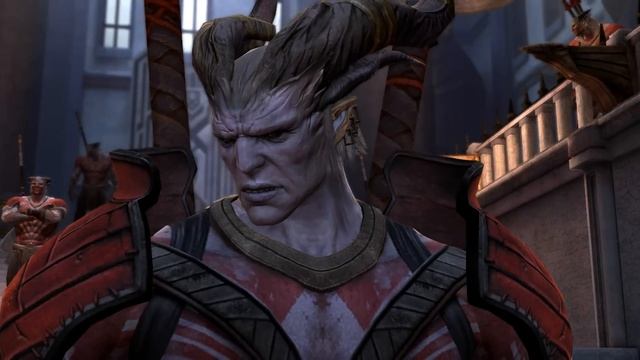 Dragon Age 2: Qunari crisis: Hawke fights Arishok смотреть онлайн