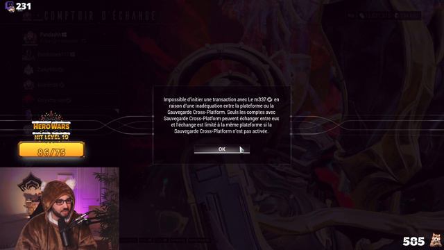 Découvrez nos premiers échanges entre joueurs console grâce au cross-save #warframe смотреть онлайн