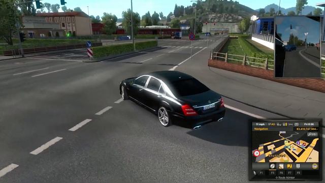 ETS2 1.34 Mods |Car Mod| - Fun Driving on The Mercedes Benz S65 AMG 2012 Mod смотреть онлайн