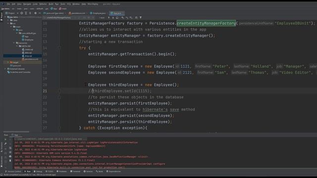 Configuring Entity Classes Using JPA annotation - Spring: Database Integration: Modeling Data смотреть онлайн