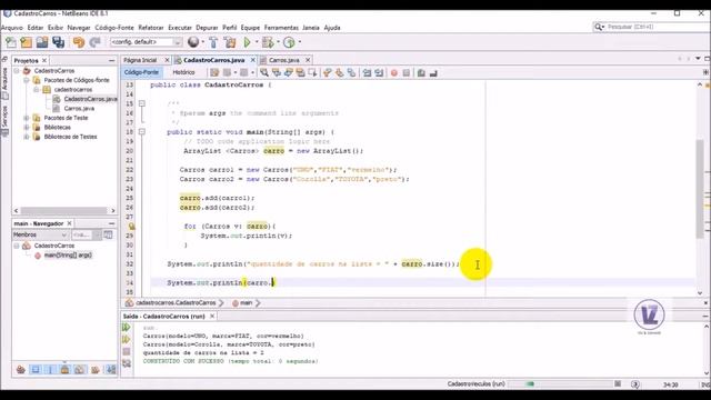 Curso de Programação JAVA: ArrayList - Métodos size() ,remove() e contains() | Curso Online Gratui смотреть онлайн