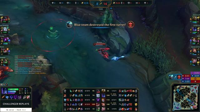Nocturne Jungle vs Viego - NA Challenger Patch 14.4 смотреть онлайн