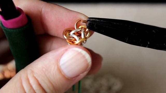 How to - Turkish round weave (как делать турецкое круглое плетение) кольчуга chainmaille смотреть онлайн