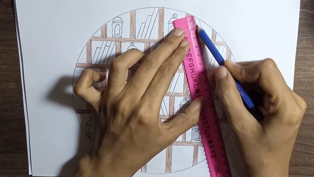 رسم بسهولة| رسم مكتبه مع فانوس رمضان خطوه بخطوه بالالوان الخشبيه رسم جميله اوي смотреть онлайн