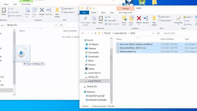 How to Create a MultiBoot USB with Ventoy/Ventoy2Disk 2022 Easy смотреть онлайн