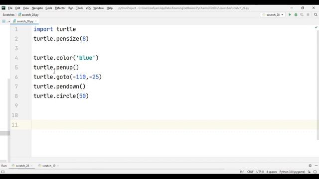 Draw Olympic Rings with Python Turtle | Python Turtle Graphics Tutorial#19 | python cool designs смотреть онлайн