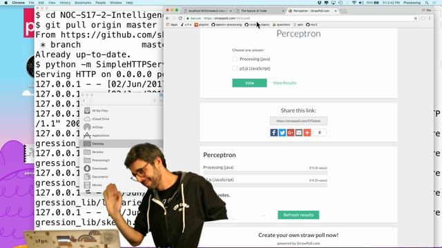 Coding Train Live 95: End of Session 3 + Start of Session 4 of "Intelligence and Learning" смотреть онлайн