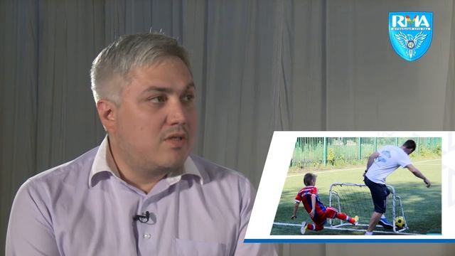 Семён Гюлумян об открытии Детской футбольной школы РМА смотреть онлайн