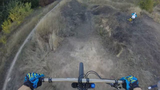 Новая трасса Air_line в Bike park V6 Днепр смотреть онлайн