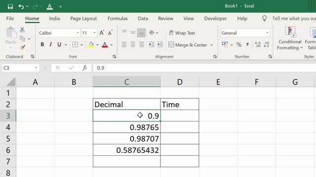 Convert into Time format in Microsoft Excel 2019@COMPUTEREXCELSOLUTION смотреть онлайн