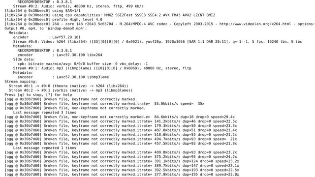 ffmpeg: .ogv to .mp4 - audio video not synchronized смотреть онлайн