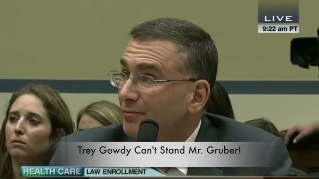 Trey Gowdy Can't Stand Jonathan Gruber! Gowdy Pissed! смотреть онлайн