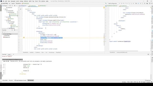 Build your React Blog with Firebase - 7 - Create an article with React-quill (rich text editor) смотреть онлайн