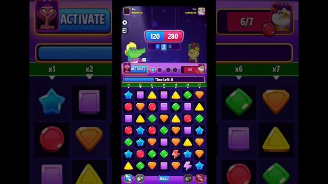 Match Masters - Crazy Columns - Queen Cobra Vs Vinnie - Lightning Strike - Supreme Legend 5 смотреть онлайн