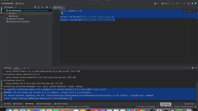 How to Install And Run Pandas In PyCharm CE And Jupyter Notebook With Examples смотреть онлайн