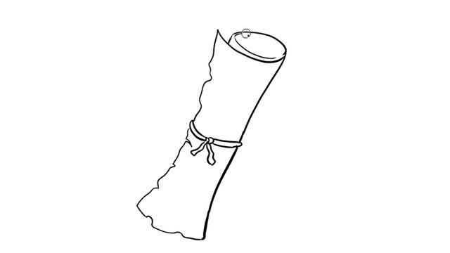 How to Draw Old Scroll - Easy Drawing смотреть онлайн