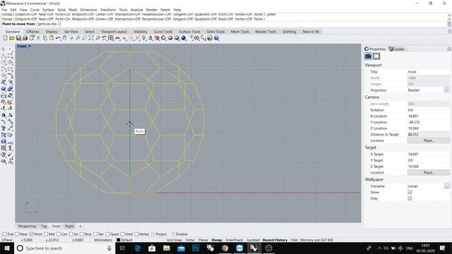 Football Just in 5 minutes || RHINO TUTORIAL || 3d with Anurag || смотреть онлайн