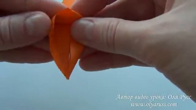 Цветок оригами | Цветок Ирис оригами | Как сделать Цветы из бумаги | Origami Flower смотреть онлайн