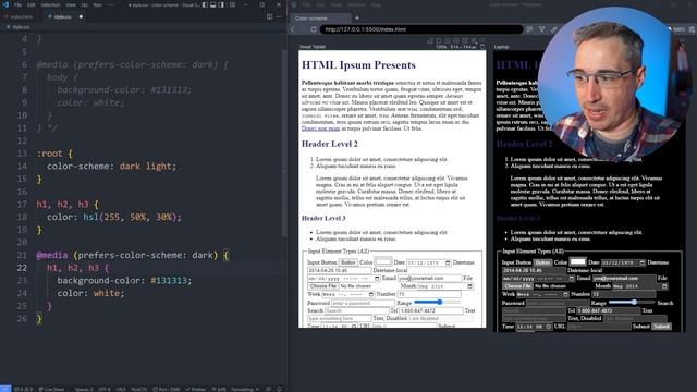 Light & Dark mode WITHOUT CSS! смотреть онлайн