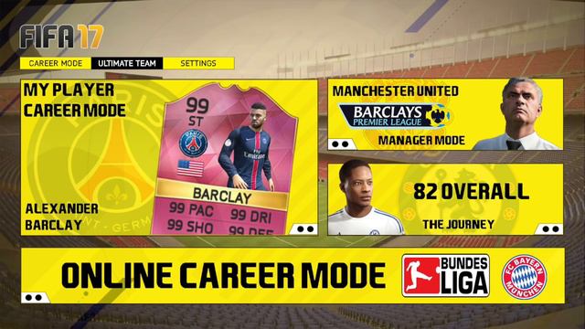 FIFA 17 JOURNEY MODE v. MY PLAYER MODE! смотреть онлайн