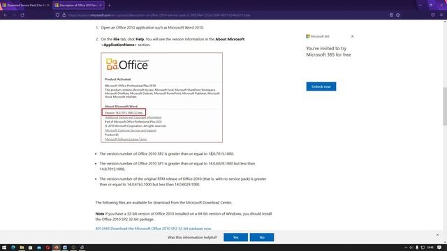 Microsoft Office 2010 SP2 There are no products affected by this packages installed on this system смотреть онлайн