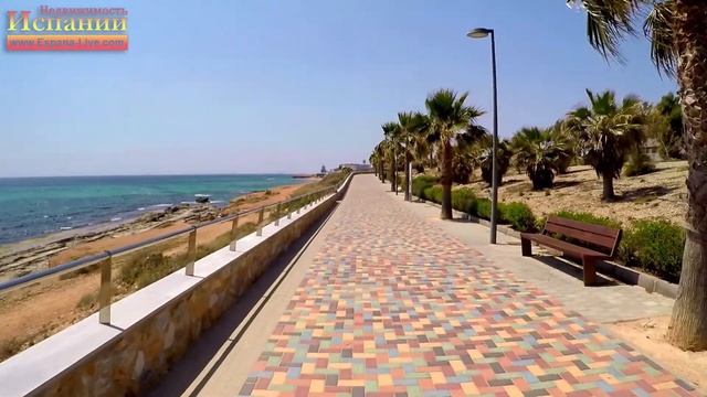 Испания, май, побережье моря Коста Бланка, пляж Миль Пальмерас, Ориуэла Коста смотреть онлайн